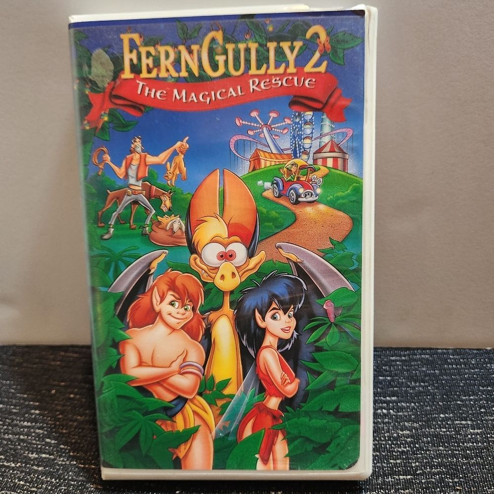 Ferngully 2 The Magical Rescue VHS Tape 1998 Animated Movie